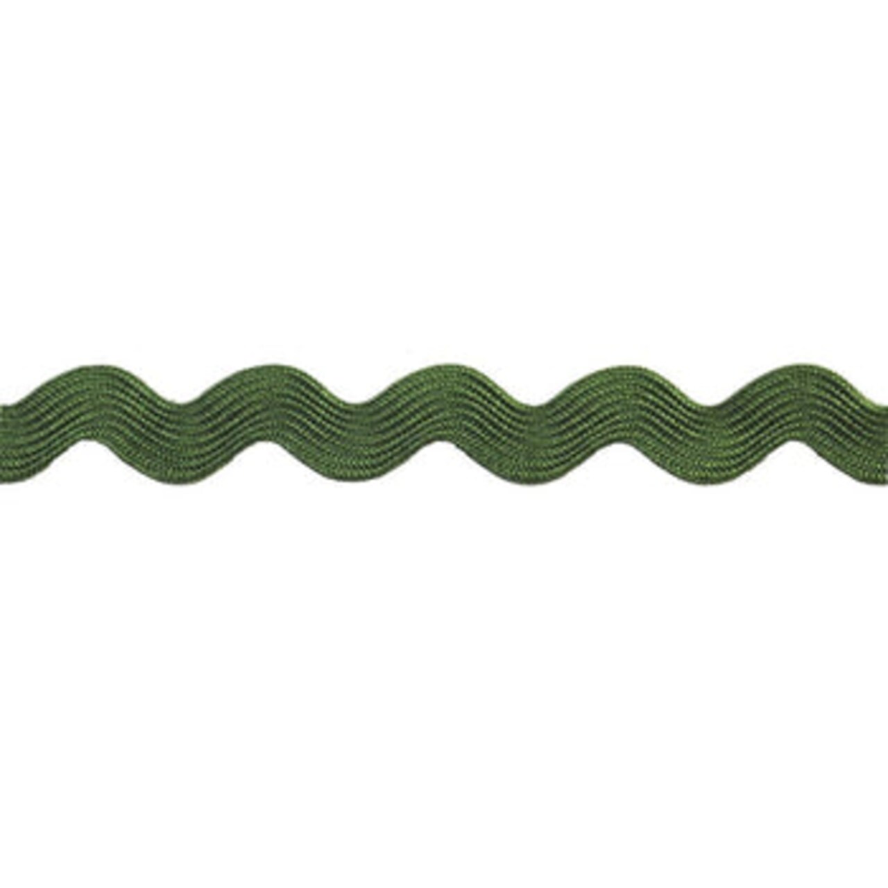 Belagio Medium Ric Rac Trim, 0.75" Wide, 25-Yard Bolt, Hunter Green